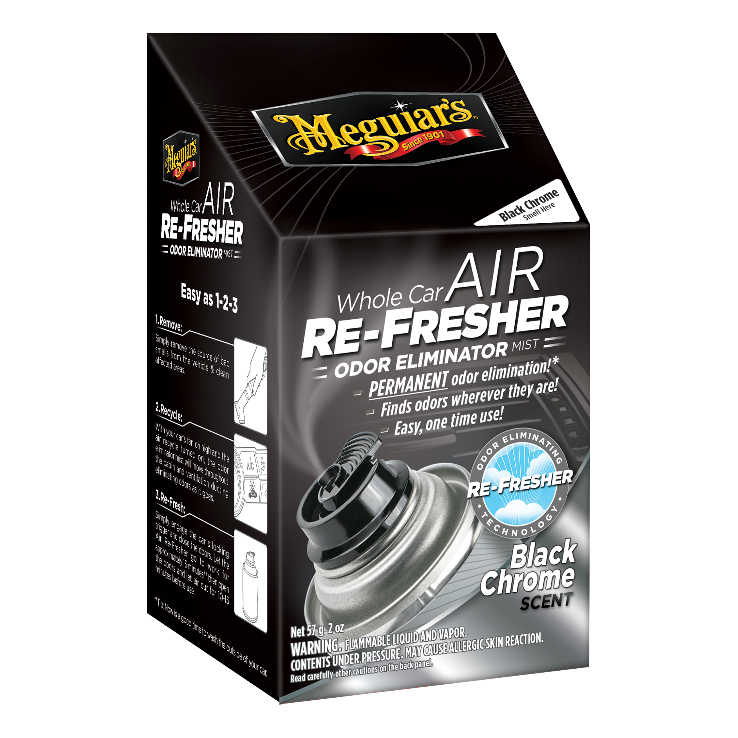 Air Re-Freshner, Black Chrome